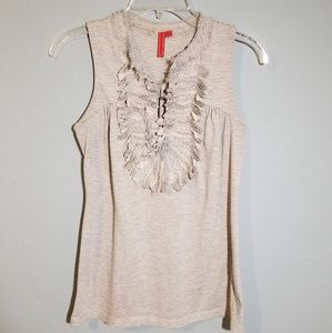 Anthropologie Millefeuille Tank, Gray&Cream, P 00